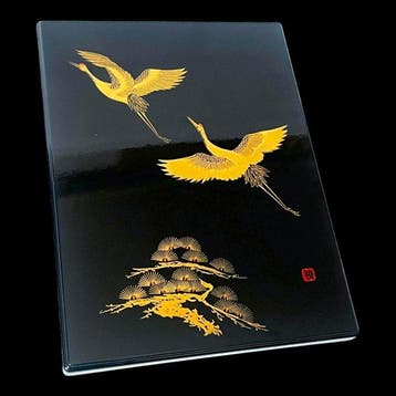 Japanese Lacquerware () - Doos - Lakwerk, goudpoeder -, Antiek en Kunst