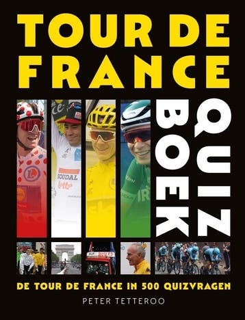De geschiedenis van de Tour de France in 500 quizvragen en, Verzenden, Zo goed als nieuw, Peter Tetteroo