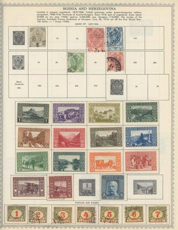Bosnië en Herzegovina 1879 - Albanië / Bosnië-Herzegovina /