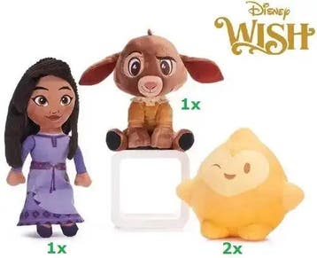 Disney Knuffel Wish - Asha - 30cm, Ophalen of Verzenden