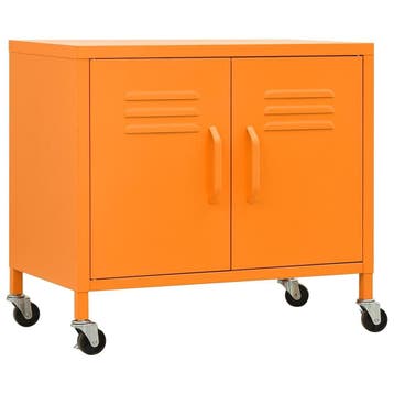 Stalen kast oranje | Retour deal | Snel weg is weg, Verzenden
