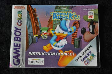 Donald Duck Quack Attack Gameboy Color Instruction Booklet, Verzenden, Nieuw