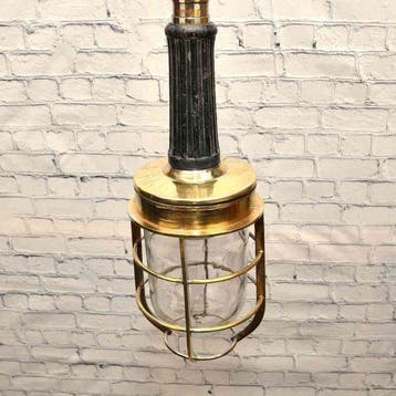 Plafondlamp - Metaal, Emaille