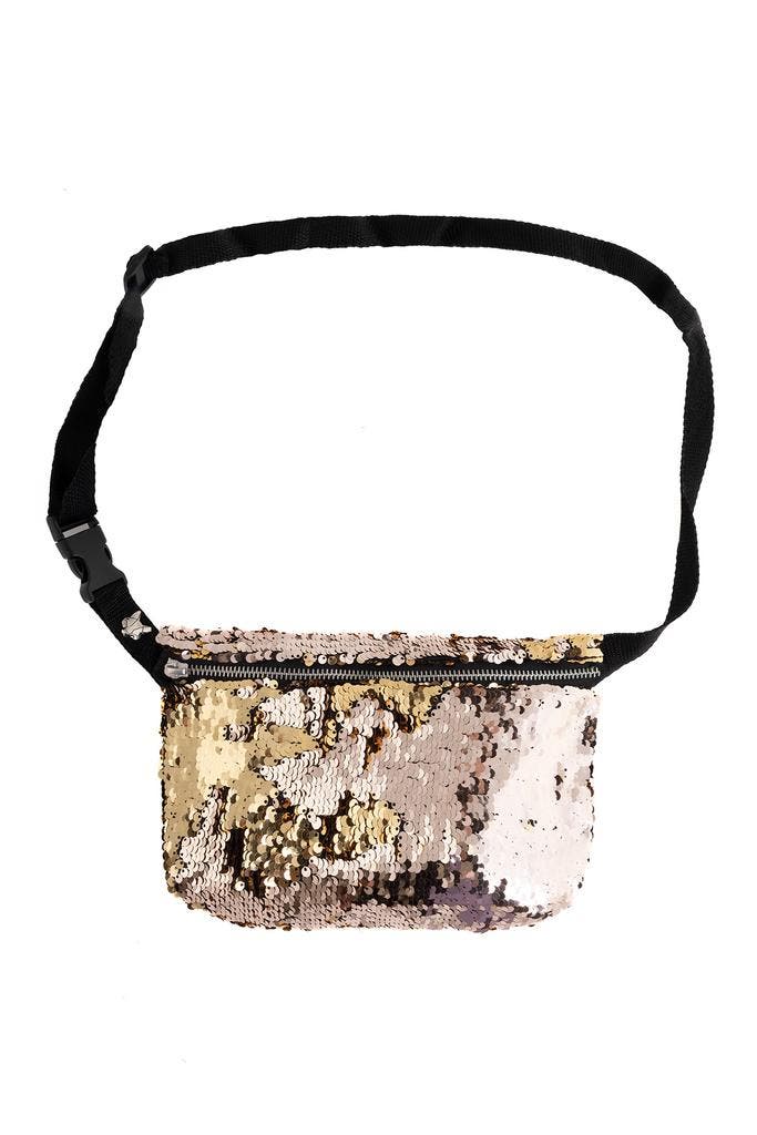 KIMU® Heuptas Pailletten Rosé Goud Fanny Pack Heuptas Sequin, Bijoux, Sacs & Beauté, Sacs | Sacs Femme, Enlèvement ou Envoi