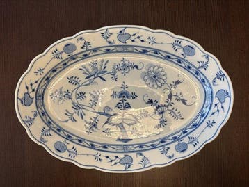 Meissen - Carl Teichert - Plateau - Porcelaine
