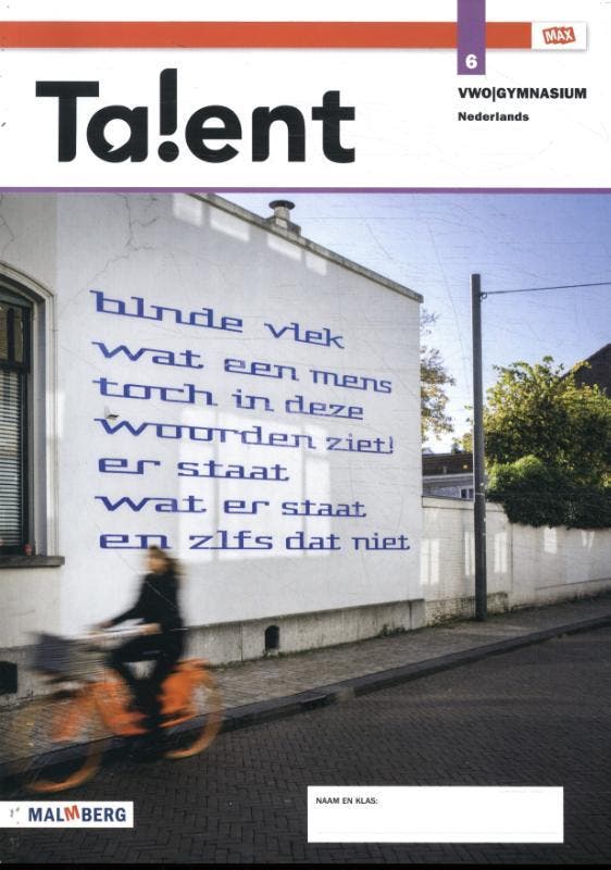 Talent / 6 vwo/gymnasium nederlands 9789402077643 Tenter, Boeken, Schoolboeken, Gelezen, Verzenden