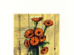 Bernard Buffet (1928-1999) - Bouquet de soucis dans un vase