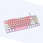 2dekans | XUNFOX K80 RGB mechanisch 87keys TKL gaming, Computers en Software, Ophalen of Verzenden, Nieuw