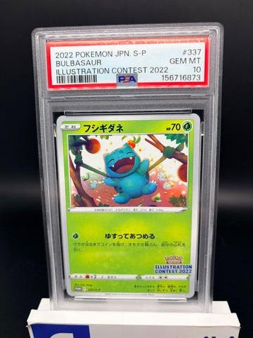 Pokémon - 1 Graded card - Bulbasaur - S-P 337 - PSA 10 -