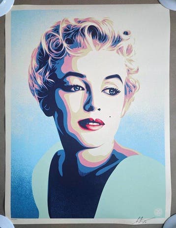 Shepard Fairey (OBEY) (1970) - Marilyn Sunset