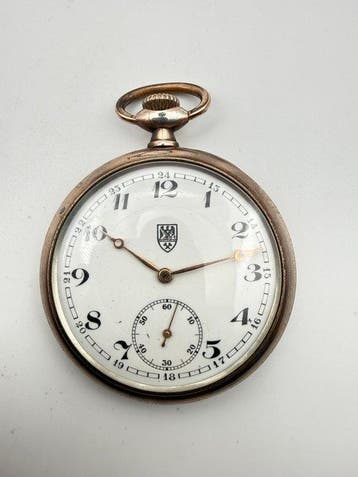 Silver Pocket Watch - German Saargruben AG Mining Award