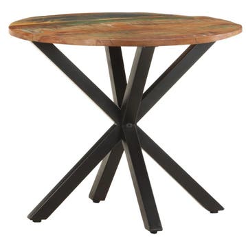 vidaXL Bijzettafel 68x68x56 cm massief gerecycled hout, Verzenden