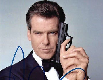 Pierce Brosnan - Autographed Photo James Bond 007 Pierce, Nieuw