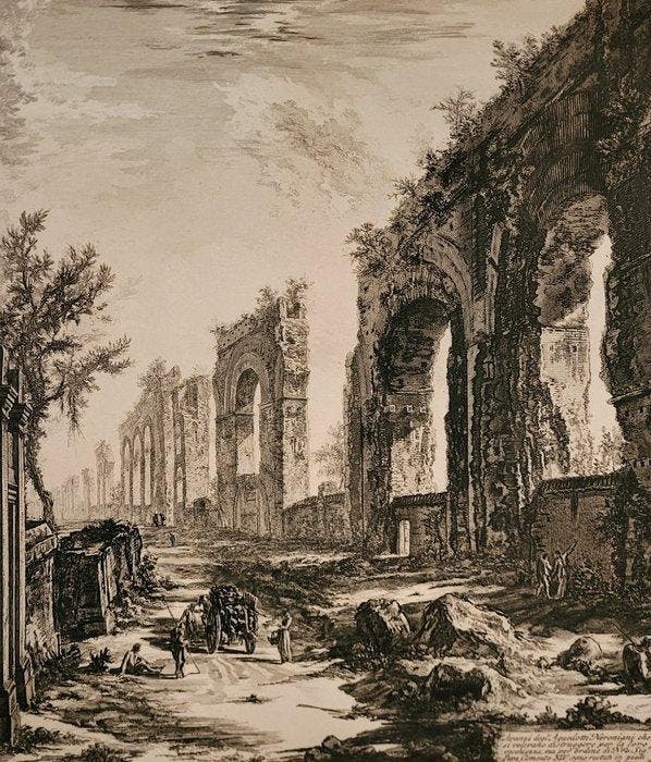 Giovanni Battista Piranesi (1720-1778) - Avanzi degli, Antiek en Kunst, Antiek | Overige Antiek