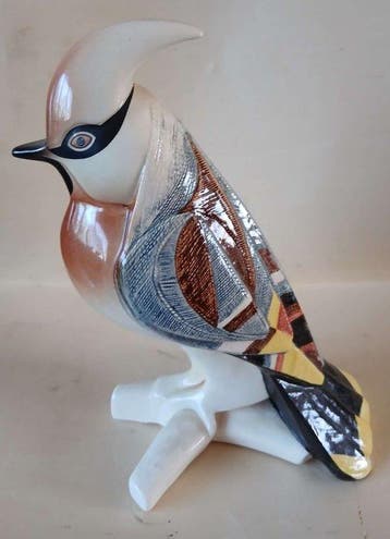 Goebel - Selim - Statue, Twee Goebel porseleinen vogels - 28, Antiek en Kunst