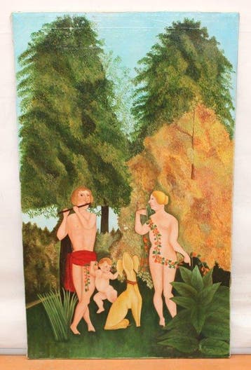 D. Donde (XX) - LHeureux Quatuor (Daprès Henri Rousseau), Antiek en Kunst
