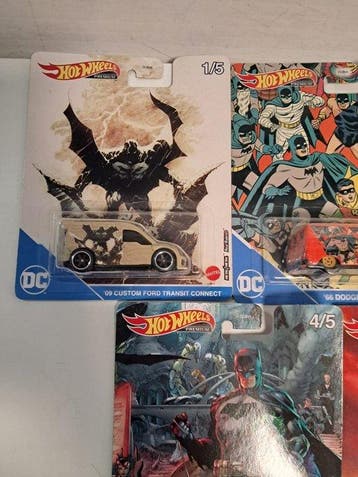 Hot Wheels 1:64 - Modelauto (5) - Hot Wheels DC Comics
