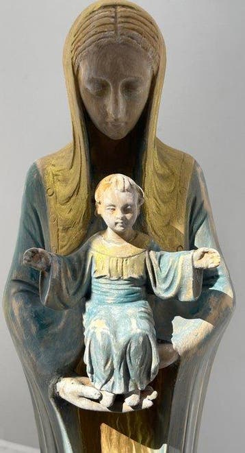 Gerard Linsen - Statue, Madonna - 50 cm - Plâtre