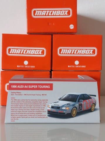 Matchbox, Mattel, Hot Wheels 1:64 - Model sportwagen -, Nieuw