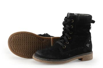 Bo Bell Veterboots Meisjes in maat 26 Zwart, Verzenden, Schoenen