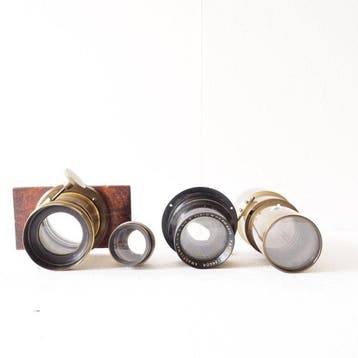 Hermagis, Pathe, unknown projection lenses Objectif en