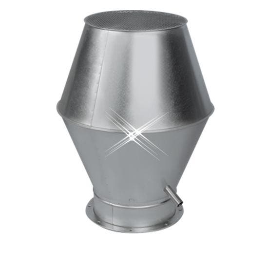 Aluminium deflectorkap 400 mm, Bricolage & Construction, Ventilation & Extraction, Envoi