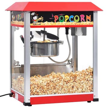 vidaXL Popcornmaker met teflonpan 1400 W, Verzenden