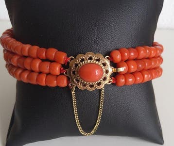 Bracelet - 14 carats Or jaune - fin joliment monté