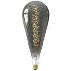 Filament LED Lamp Malaga XXL Titanium Ø160 mm E27 6W, Verzenden, Nieuw