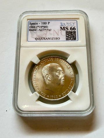 Espagne. Francisco Franco. 100 Pesetas 1966*66 (Sans prix de