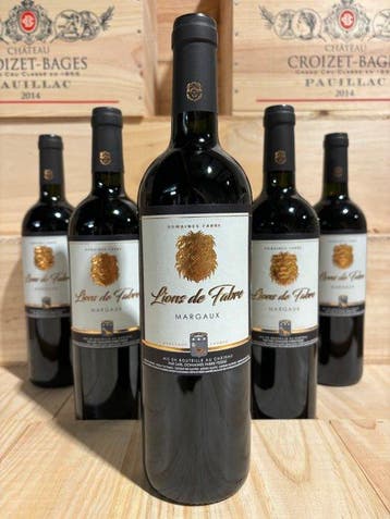 2019 Château Lions de Fabre - Margaux - 6 Bouteilles (0,75