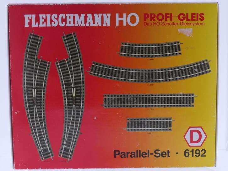 Schaal H0 Fleischmann 6192 profi-gleis parallel set D #9256, Hobby & Loisirs créatifs, Trains miniatures | HO, Rails, Enlèvement ou Envoi