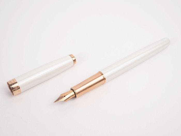 Parker - Sonnet Luxury Pearl White PGT - Duo Set - Rare, Verzamelen, Pennenverzamelingen