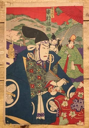 Afbeelding van het kabuki-drama Kanadehon Chshingura -