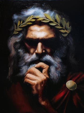 Iacob - Zeus, Antiquités & Art, Art | Peinture | Moderne