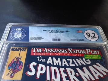 The Amazing Spider-Man #324 - EGC 9.2 - The Assassin Nation