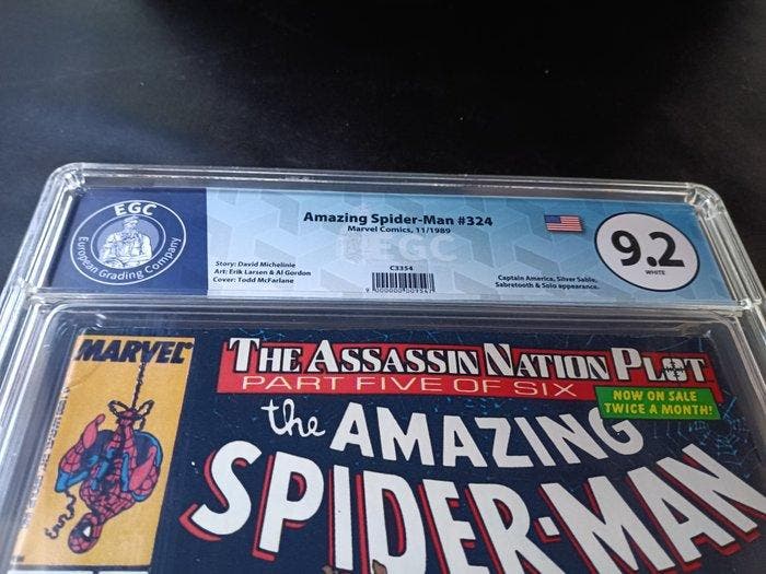 The Amazing Spider-Man #324 - EGC 9.2 - The Assassin Nation, Boeken, Strips | Comics