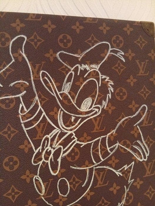 Brother X - Art meets Fashion : Happy Donald Duck rough, Antiquités & Art, Art | Peinture | Moderne