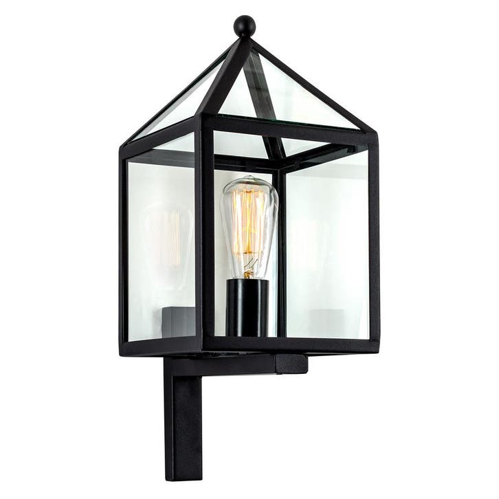 Strak & modern Bloemendaal Muurlamp Zwart met LED, Tuin en Terras, Buitenverlichting, Verzenden