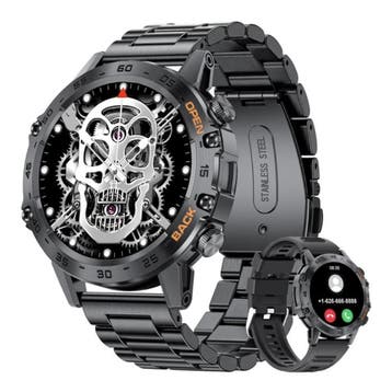Smartwatch - Gezondheid Monitor Sport Tracker Horloge iOS, Verzenden, Nieuw, Lige