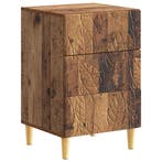 vidaXL Nachtkastje Oud hout 43 x 39,5 x 66,5 cm Bewerkt hout, Huis en Inrichting, Slaapkamer | Nachtkastjes, Verzenden, Nieuw