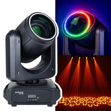 Citronic Orbis 100: 100W LED-beam Moving Head, Nieuw