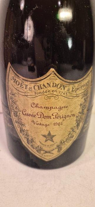 1964 Dom Pérignon - Champagne Brut - 1 Bouteille (0,75 l), Nieuw