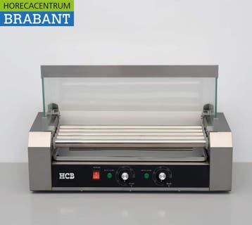 Grill à hot-dogs HCB en acier inoxydable à 5 rouleaux avec, Verzenden
