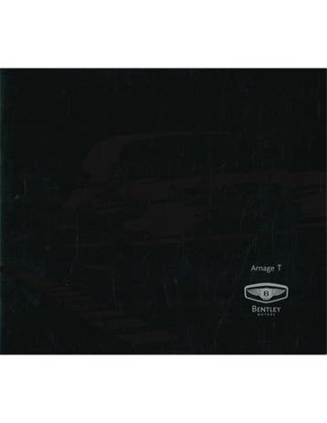 2001 BENTLEY ARNAGE T BROCHURE ENGELS, Nieuw