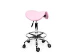 Kapperskruk Roze - Standaard Zithoogte met Voetsteun, In hoogte verstelbaar, Nieuw