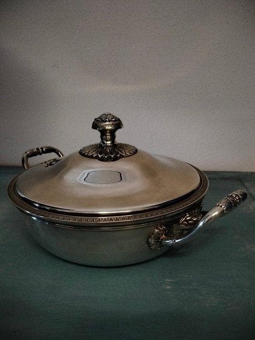 Christofle, Gallia - Tureen - Malmaison - Verzilverd, Antiquités & Art, Antiquités | Meubles | Tables