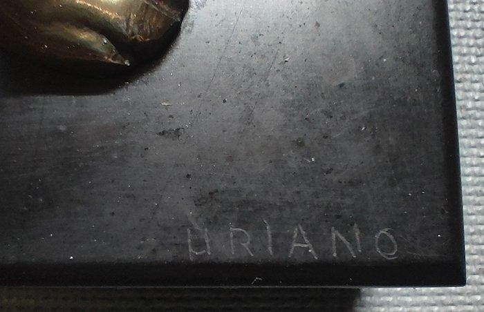 Beeldje - Ugo Cipriani alias Uriano - Lévrier Art-Déco -, Antiek en Kunst, Kunst | Designobjecten