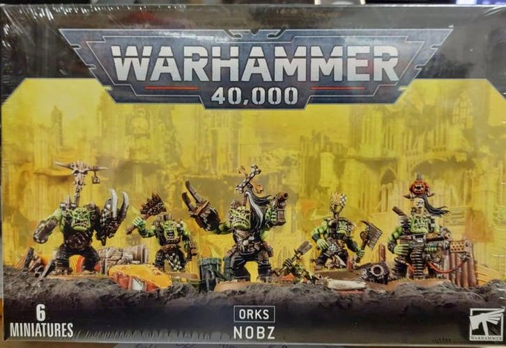 Warhammer 40,000 Ork Nobz (Warhammer nieuw), Hobby & Loisirs créatifs, Wargaming, Enlèvement ou Envoi