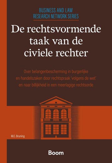 De Rechtsvormende Taak Van De Civiele Rechter | M.E. Bruning, Verzenden, Nieuw, M.E. Bruning